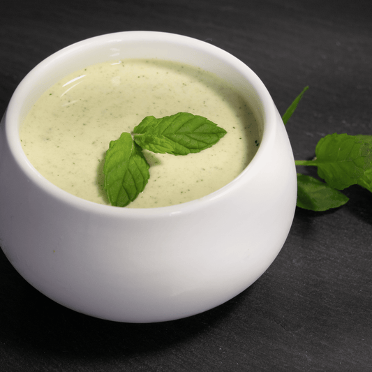 Gaspacho courgette menthe