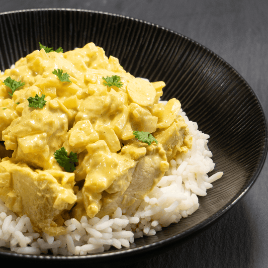 Poulet curry sucré salé